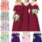 sd-hk Chiffon Bridesmaid Dresses Long for Women Girls to Wedding Party Gowns