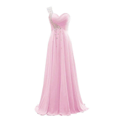 Long Evening Gown for Weddings - Elegant Bridesmaid Dress