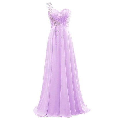Long Evening Gown for Weddings - Elegant Bridesmaid Dress