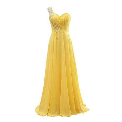 Long Evening Gown for Weddings - Elegant Bridesmaid Dress