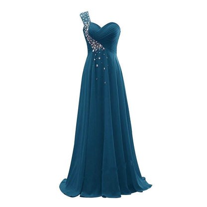 Long Evening Gown for Weddings - Elegant Bridesmaid Dress