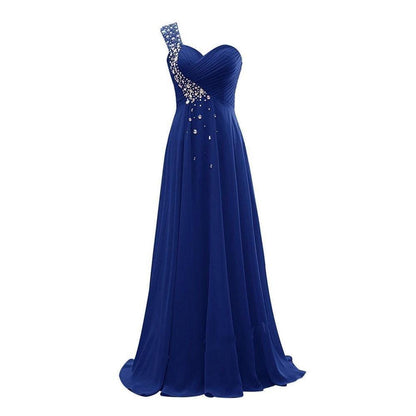 Long Evening Gown for Weddings - Elegant Bridesmaid Dress