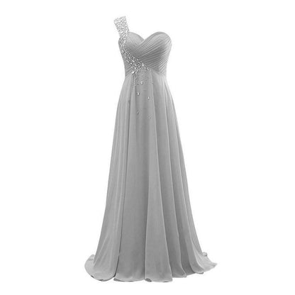 Long Evening Gown for Weddings - Elegant Bridesmaid Dress