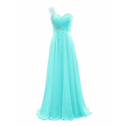 Long Evening Gown for Weddings - Elegant Bridesmaid Dress
