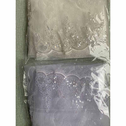 Charming 2 Layer Tulle With Lace Wedding Veils