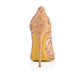 Tucomosi Women Pumps Heels Apricot Wood Grain Stiletto