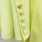 Women Light Yellow Blazer + Flare Trousers Suit Two Piece Pantsuits