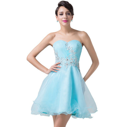 Short Prom Dress Off The Shoulder Event Dress