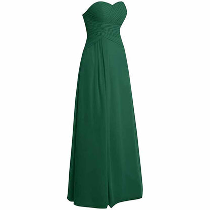 Chiffon Bridesmaid Dress Custom Prom Dress Long Evening Gowns