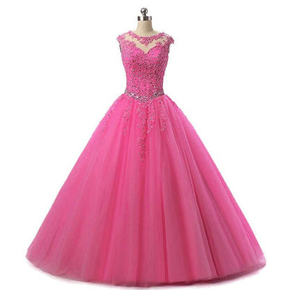sd-hk Women Prom Gowns Sleeveless Lace Wedding Dress