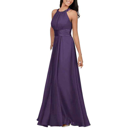 Women Chiffon Bridesmaid Dresses Long Formal Party Dress for Special Occasion