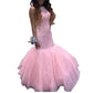 Wedding Bridesmaid Dresses Long for Women Formal Evening Party Prom Gown Halter