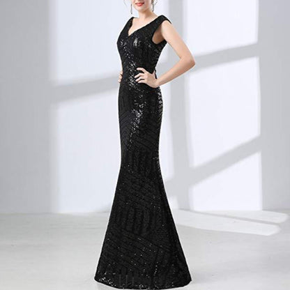 Wedding Bridesmaid Dresses Long for Women Formal Evening Party Prom Gown Halter