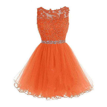 Women's Prom Dresses Short Homecoming Dress A Line Tulle Party Cocktail Gown