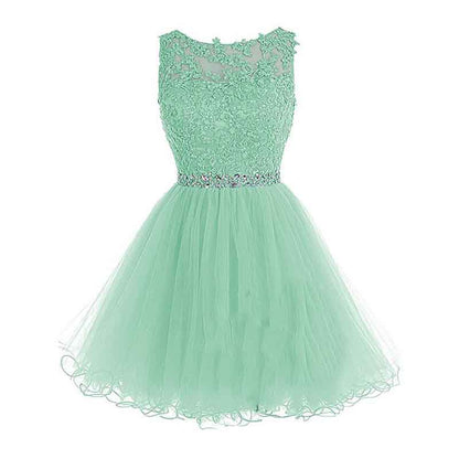 Women's Prom Dresses Short Homecoming Dress A Line Tulle Party Cocktail Gown