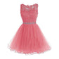 Women's Prom Dresses Short Homecoming Dress A Line Tulle Party Cocktail Gown