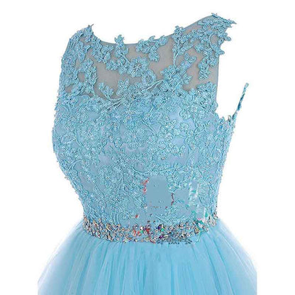 Women's Prom Dresses Short Homecoming Dress A Line Tulle Party Cocktail Gown