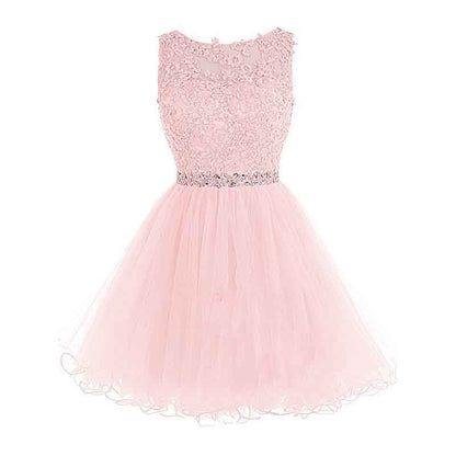 Women's Prom Dresses Short Homecoming Dress A Line Tulle Party Cocktail Gown