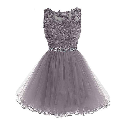 Women's Prom Dresses Short Homecoming Dress A Line Tulle Party Cocktail Gown