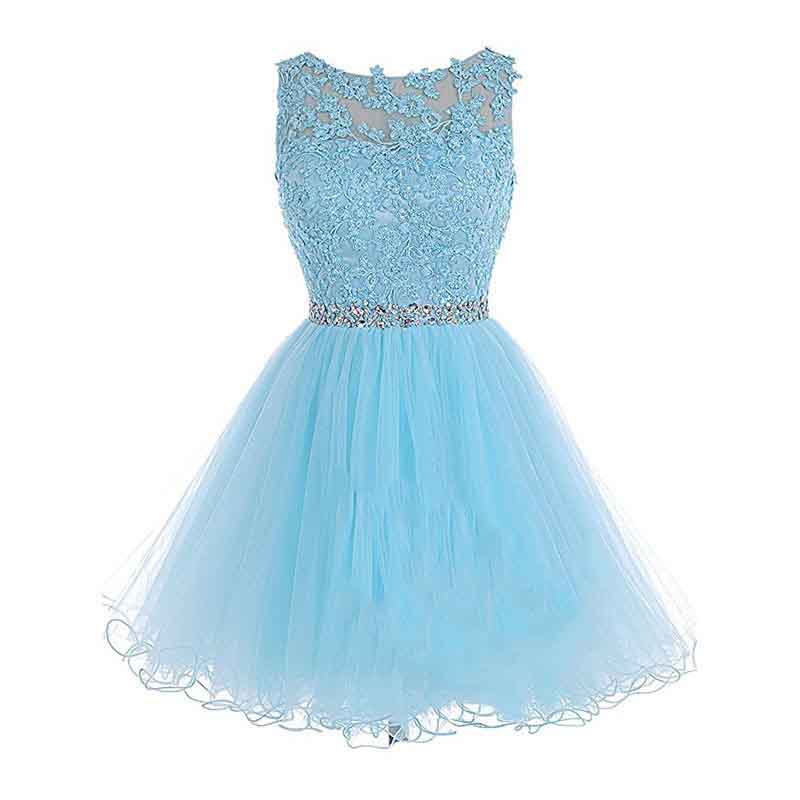 Women's Prom Dresses Short Homecoming Dress A Line Tulle Party Cocktail ...