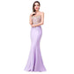 Women Mermaid Evening Dress Long Formal Lace Appliques Prom Dress
