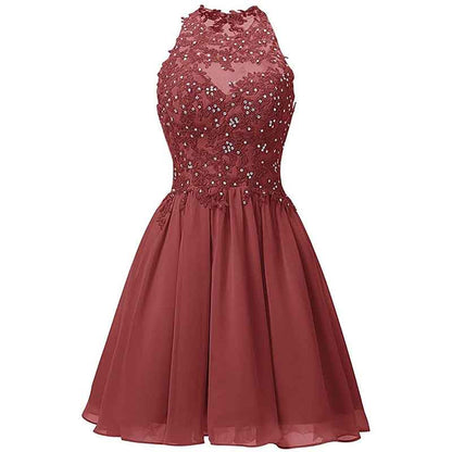Homecoming Dress Short Prom Dresses Lace Cocktail Party Dress Formal Gowns