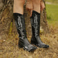Short Country cowboy boots for women bridesmaid dress boots