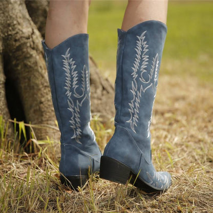 Short Country cowboy boots for women bridesmaid dress boots