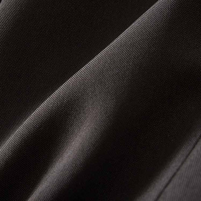 Women V-Neck Leather Collar Blazer Double Breasted Black Jacket