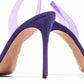 Women's Clear Colored Heels Open Toe Stiletto Ankle Strap Sandals