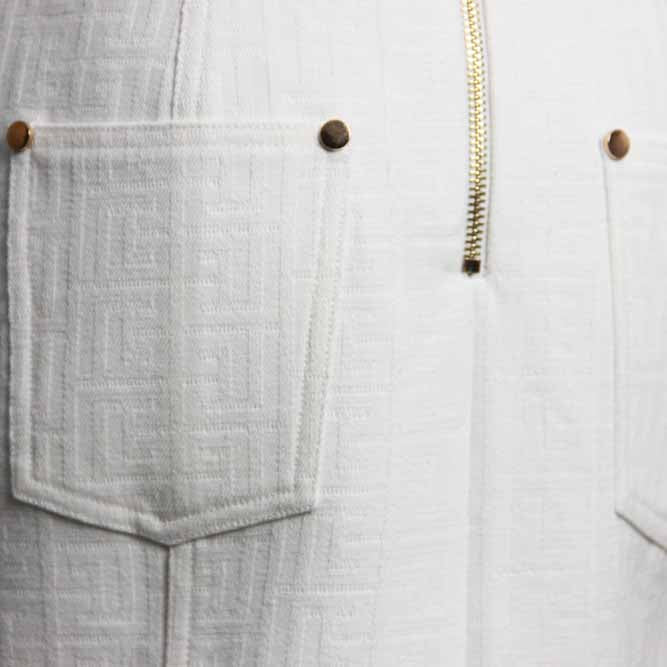 Women Black and White jean mini dress Denim Minidress With Pockets