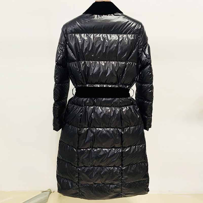 Women's Down Jacket Winter Warm Down Coat Black Padded Bubble Coat