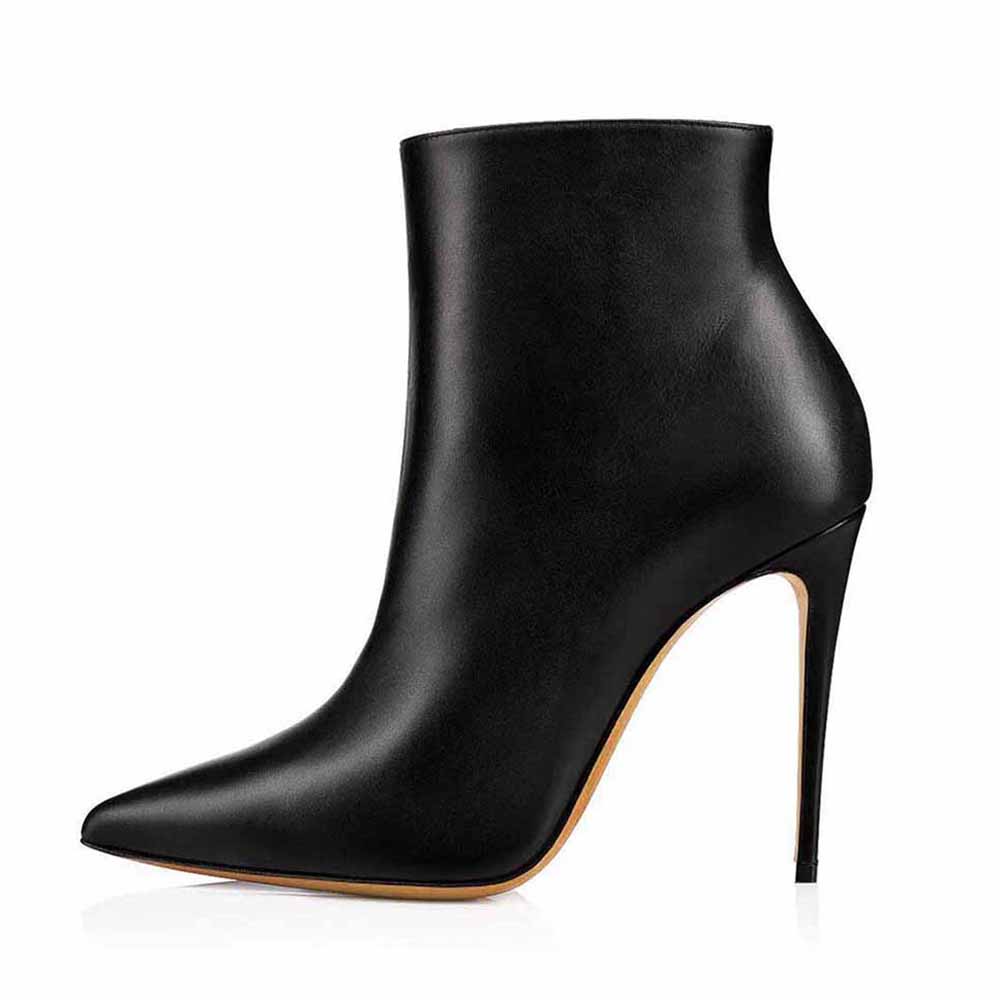 Women's Stylish Ankle Boots Sexy Pointed Toe Stiletto High Heels Boots