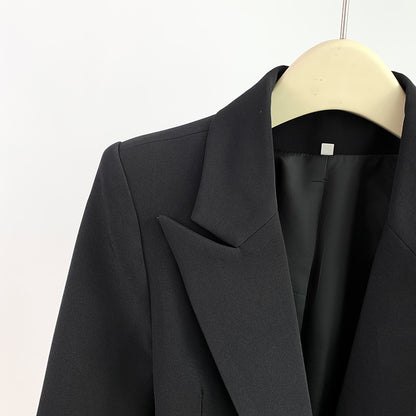 Women Suits 2 Piece One Button Blazer With Flare Pants Suit