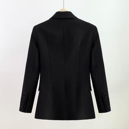 Women Suits 2 Piece One Button Blazer With Flare Pants Suit