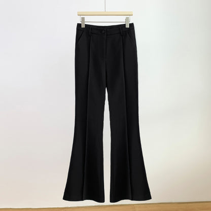 Women Suits 2 Piece One Button Blazer With Flare Pants Suit