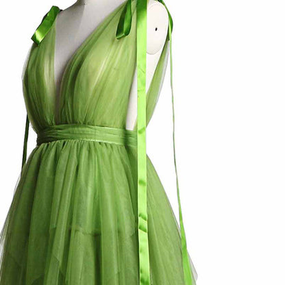 Long Gown Flared Sleeveless Maxi Maternity Dress