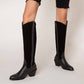Fashion Western Boots Women Pull-On Knee High Booties