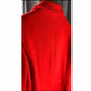 Women winter coat red wool blend double breasted Coat