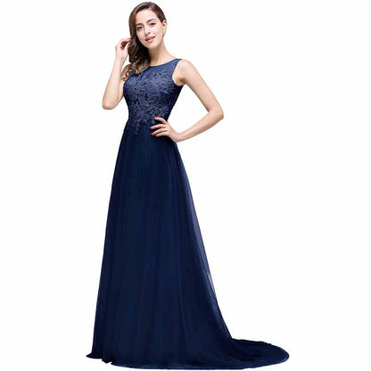 Women's A Line Chiffon Prom Dresses Long Evening Gown Formal Bridal Gowns