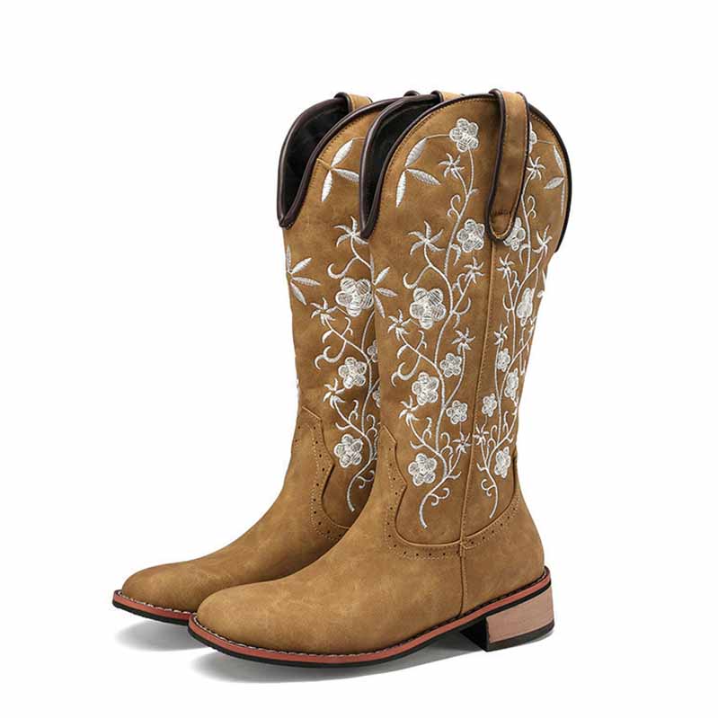 Women's Western Boot Cowgirl Floral Fantasy Cowgirl Fashion Boots