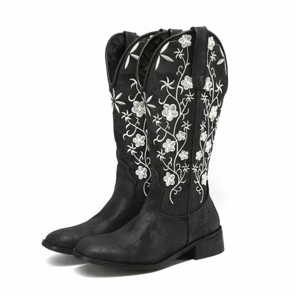 Women's Western Boot Cowgirl Floral Fantasy Cowgirl Fashion Boots
