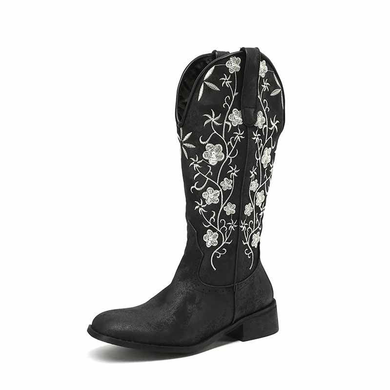 Women's Western Boot Cowgirl Floral Fantasy Cowgirl Fashion Boots