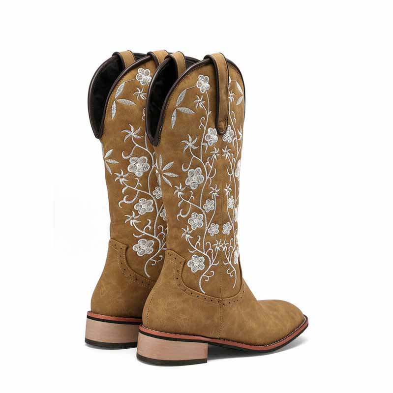 Women's Western Boot Cowgirl Floral Fantasy Cowgirl Fashion Boots