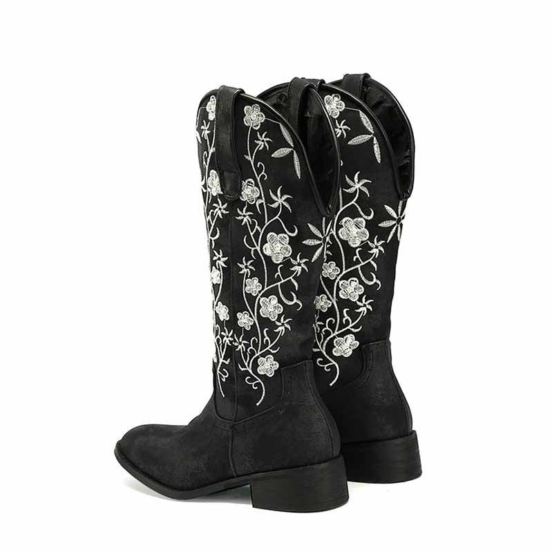 Women's Western Boot Cowgirl Floral Fantasy Cowgirl Fashion Boots