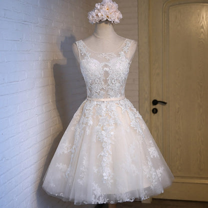 Women's Short Homecoming Dress Lace Prom Graduation Party Gown Wedding Guest Dress