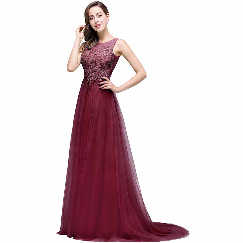 Women's A Line Chiffon Prom Dresses Long Evening Gown Formal Bridal Gowns