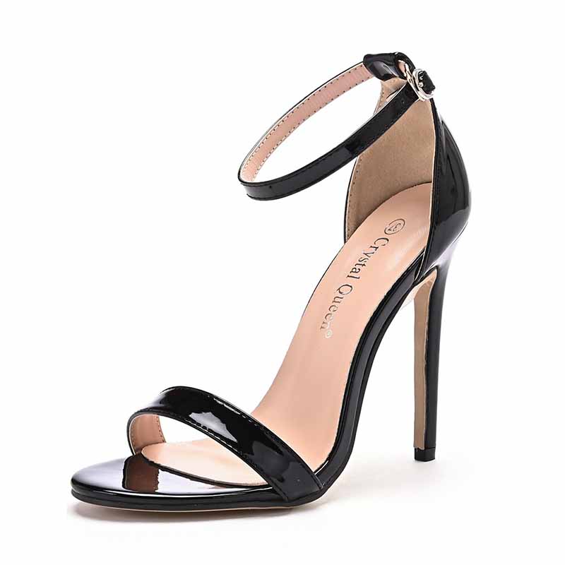 Open Toe Ankle Strap High Heel Sandals Bridesmaid Heels – SD Dresscode ...