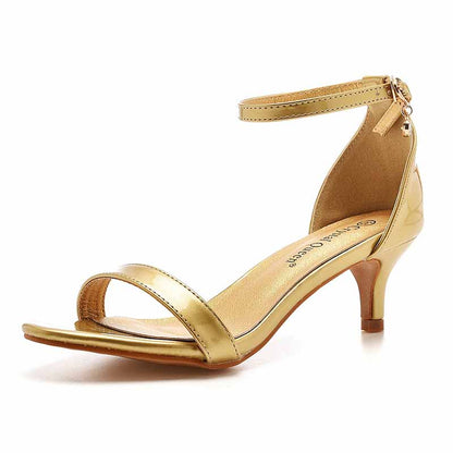 5cm 1.97 Inches Buckling Ankle Strap Closure Sandal Shoes
