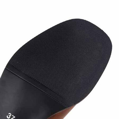 Western Cowgirl Boots Wide Square Toe Mid Calf Boot